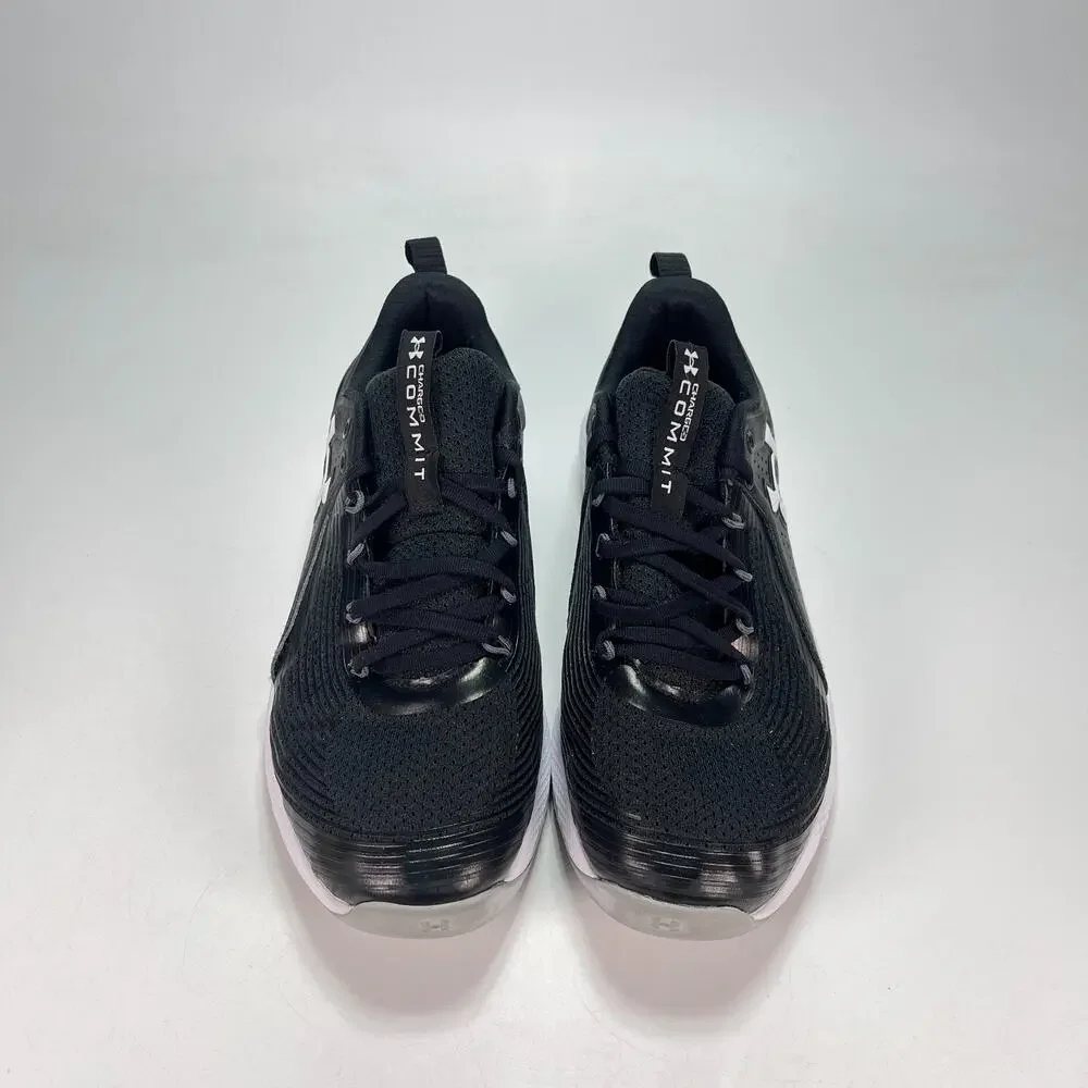 Under Armour Charged Commit TR 3 Black Training Shoes 3023703-001 Men's Size 9